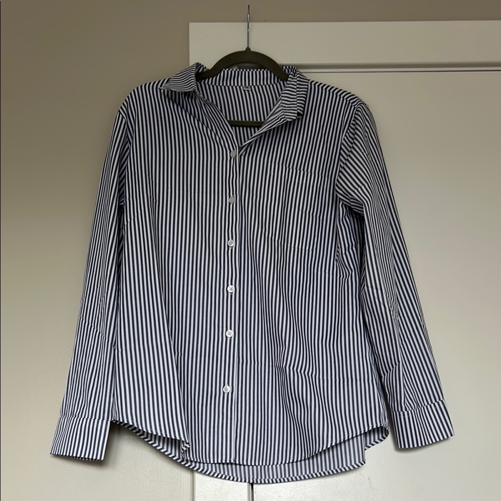 Classic Striped Button Down Shirt